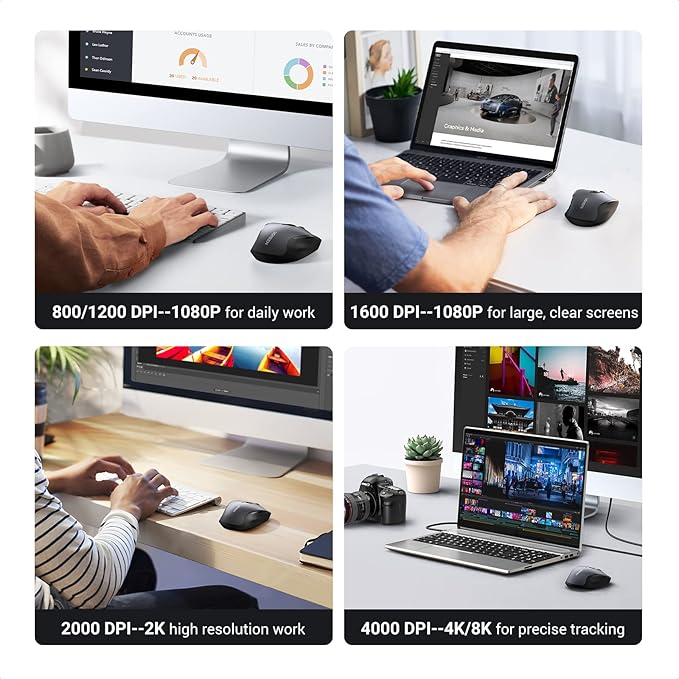 UGREEN MU006 Ergonomic Wireless Mouse UGREEN MU006 Ergonomic Wireless Mouse